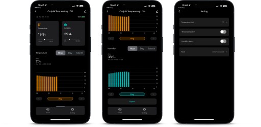 ZIGBEE TUYA Беспроводной датчик температуры и влажности с дисплеем