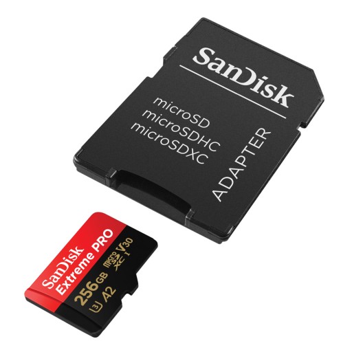 Карта Sandisk microSD Extreme Pro 256 ГБ, 200 МБ/с, 4K