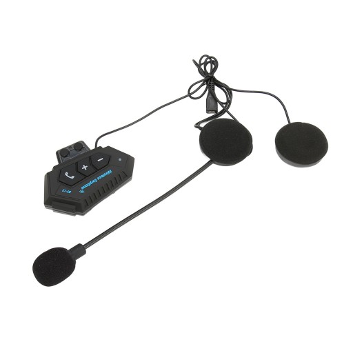 IP67 Bluetooth мотоциклетный домофон с микрофоном, шумоподавлением