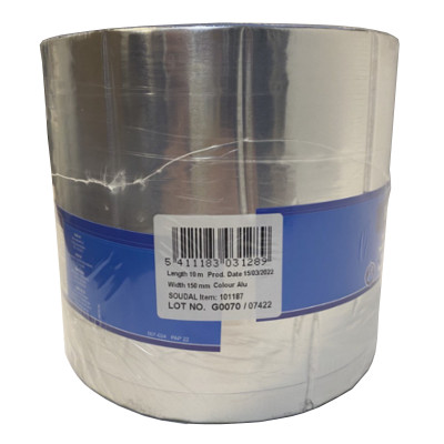 Taśma DEKARSKA 15cm x 10mb SOUDAL kolor aluminiowy