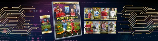 KARTY PIŁKARSKIE FIFA 365 2025 ADRENALYN XL PANINI SASZETKA 10+1 GRATIS