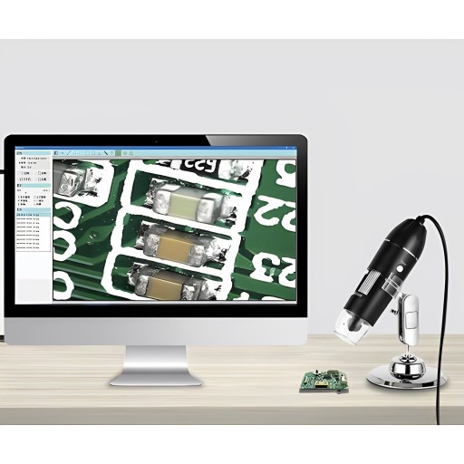 USB-микроскоп с цифровым зумом и 1600-кратным увеличением.