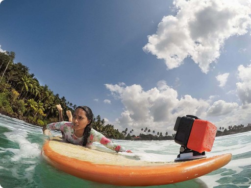Плавающая губка для плавучести для черных камер GoPro Hero 12, 11, 10, 9, 8