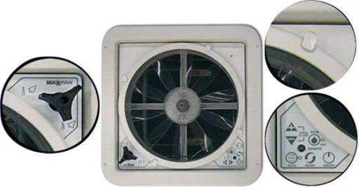 MAXXFAN DELUXE ТОНИРОВАННОЕ МАНДАРНОЕ ОКНО 40x40см