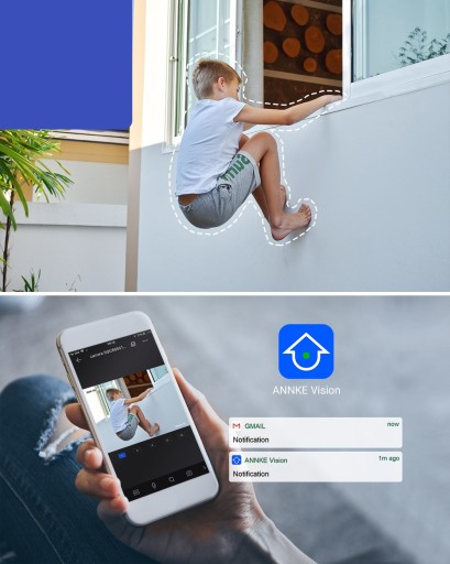 Система безопасности ANNKE 5MP с камерами ONVIF