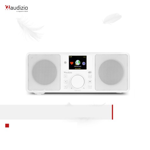 DAB-радио, Интернет-радио WiFi Bluetooth, белый