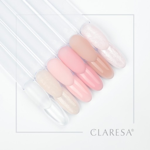 CLARESA наращивающий гель для ногтей Soft&Easy gel 12г цветной вариант