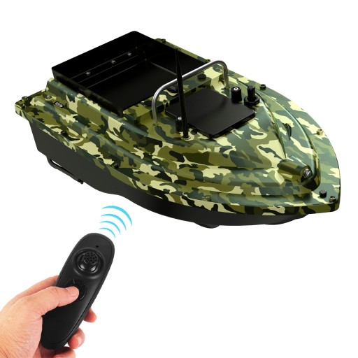 ЛОДКА НА РАБОТЕ D16 400-500M RC ЛОДКА 5200MAH КАМУФЛЯЖНЫЙ ЦВЕТ