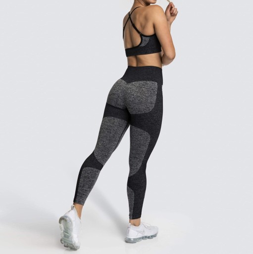 SPORTS SET топ бесшовные леггинсы для фитнеса M
