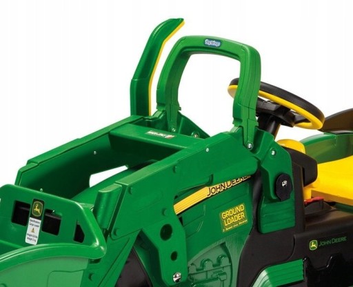 АККУМУЛЯТОРНЫЙ ТРАКТОР С ЭКСКАВАТОРОМ JOHN DEERE 12V ТРАКТОР ДЛЯ ДЕТЕЙ ЭКСКАВАТОР