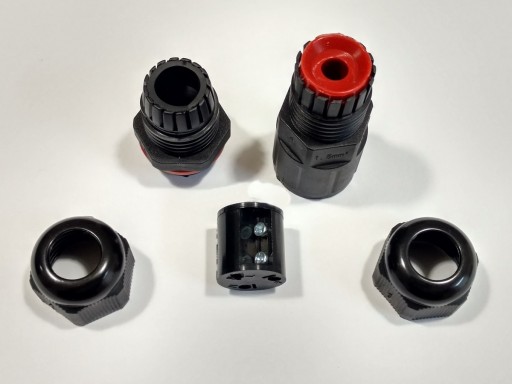 Złączka WODOODPORNA HERMETYCZNA mufa kablowa 3piny IP68 złącze 3x1,5mm2