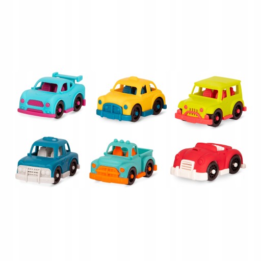 НАБОР B.TOYS ИЗ 6 МАЛЕНЬКИХ МАШИНОК