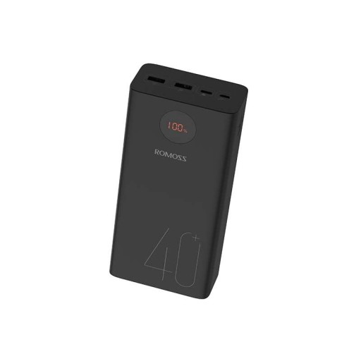 ROMOSS ZESTAW POWERBANK 40000MAH 2X USB-A USB-C QC PD 3A Z KABLEM MICRO USB