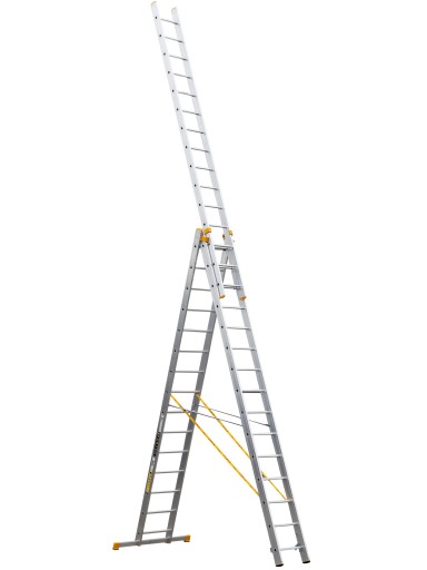 Алюминиевая лестница 3х15 ALOSS PROFI PLUS + БЕСПЛАТНЫЕ ПОДАРКИ