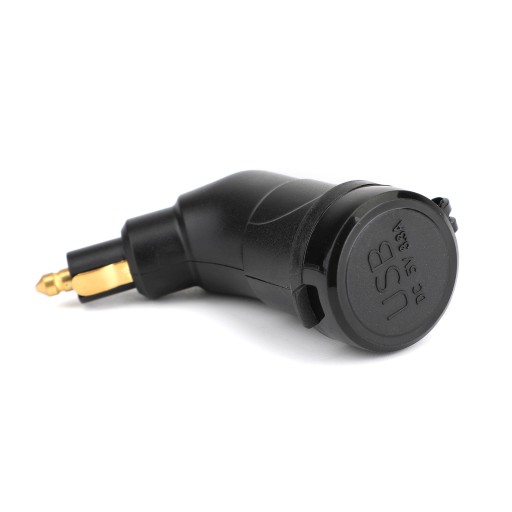 АДАПТЕР ЗАРЯДНОГО УСТРОЙСТВА DIN РАЗЪЕМ 2x USB 3.3A BMW TIR 24В