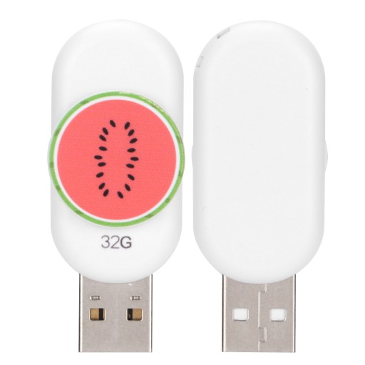 USB-накопитель инновационной формы арбуза, портативный, прочный, влагостойкий