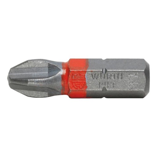 BIT GROT PH3 PHILIPS CZERWONY 1/4 CALA 25 MM WURTH