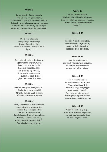 Drewniana kartka na 18,20,30,40...urodziny Grawer