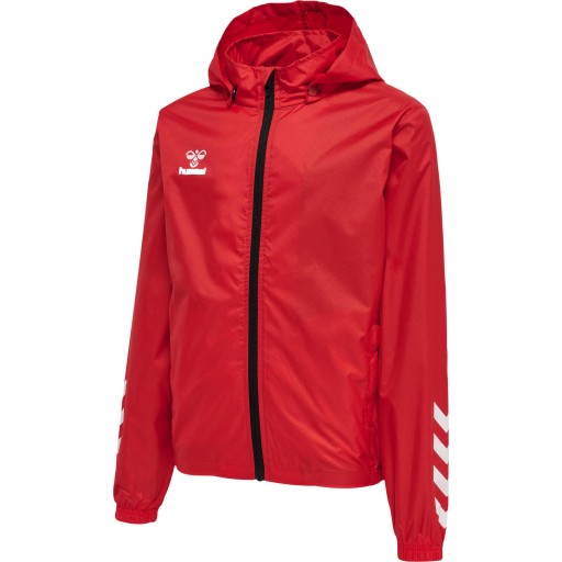 KURTKA HUMMEL CORE XK SPRAY JACKET R. 116 CZERWONA