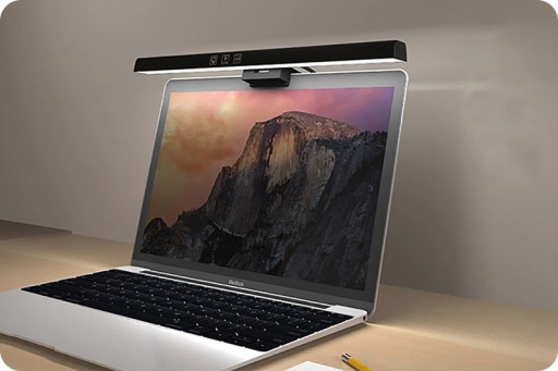 СВЕТОДИОДНАЯ ЛАМПА ДЛЯ МОНИТОРА КОМПЬЮТЕРА, РЕГУЛИРУЕМАЯ НОЧЬ, USB-КЛИП, СЕНСОРНАЯ ПАНЕЛЬ