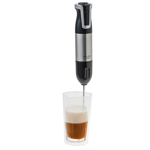 Blender Ręczny Zestaw 1800W Rozdrabniacz Turbo 4 Ostrza 20 Prędkości Adler
