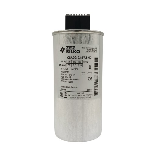 КОНДЕНСАТОР ZEZ SILKO CSADG HD 7,5кВАР 440В НОВИНКА!