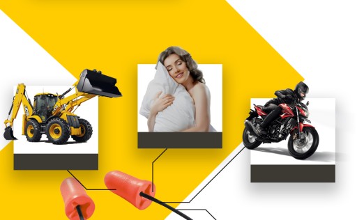 Беруши uvex Com4-fit со шнуром, 5 пар