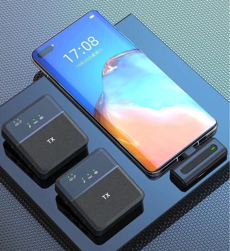 БЕСПРОВОДНЫЕ МИКРОФОНЫ ДЛЯ ПРЯМОГО ВЛОГА ДЛЯ Android IOS USB C