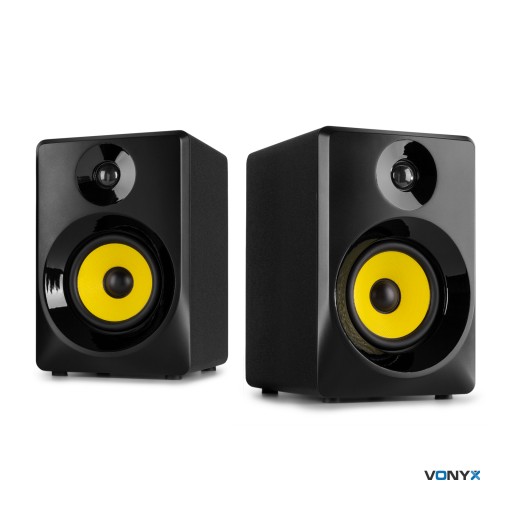 ACTIVE STUDIO МОНИТОРЫ 2 ШТ. 60 Вт VONYX ЧЕРНЫЕ
