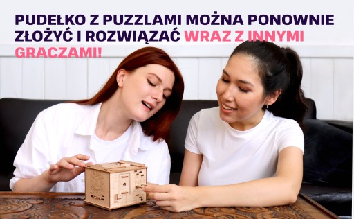 ESC WELT Kosmiczna Skrzynka - Drewniana łamigłówka 3D, Prezent