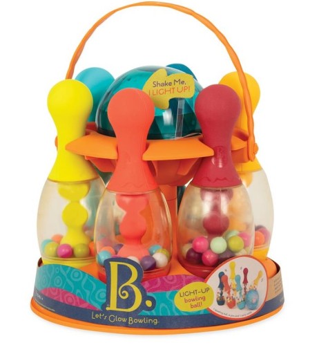 Набор для боулинга B.Toys, оранжевая версия