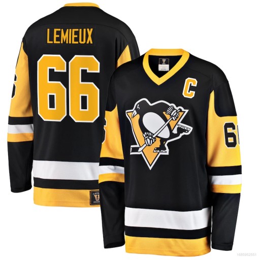 Хоккейная футболка с длинным рукавом Pittsburgh Penguins для любителей спорта, мальчик