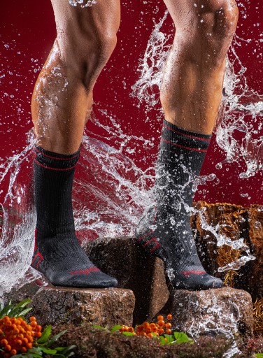 ВОДОНЕПРОНИЦАЕМЫЕ ГОРНЫЕ НОСКИ С МЕРИНОСОВОЙ ШЕРСТЬЮ BRIDGEDALE STORMSOCK 48+