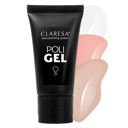 CLARESA 30г PoliGel Poly Gel SET формы кисточки