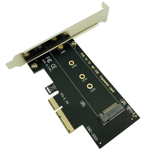 Переходник SSD M.2 NVMe NGFF Key M на PCI-e x4