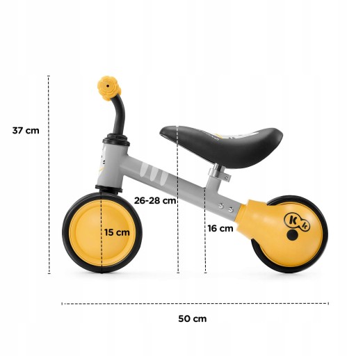 KINDERKRAFT Беговел CUTIE Ride-on Бирюзовый 12 м+