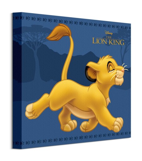Obrazy na ścianę Disney Król Lew Simba Obraz na płótnie 30x30 cm