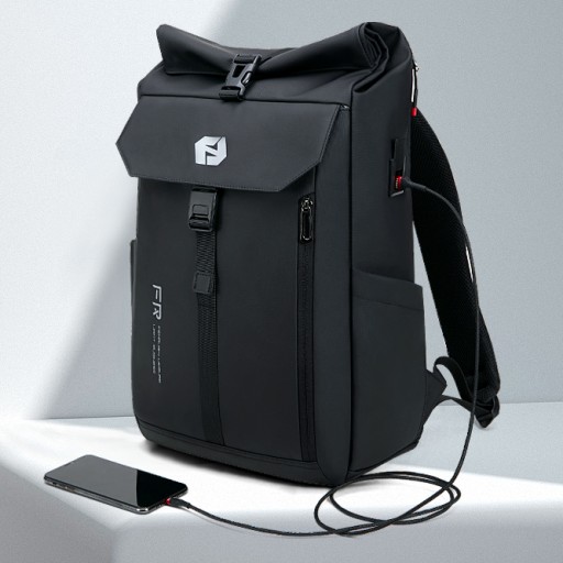 Plecak na laptopa 15,6 FRN8158 z USB wodoodporny worek kurierski 23l
