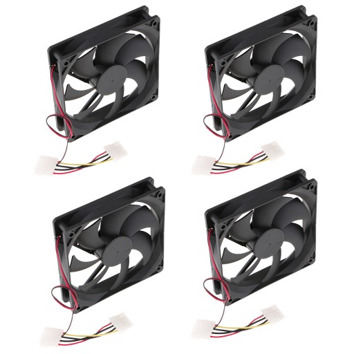 4x Silent Ultra Quiet 120mm Wentylator obudowy