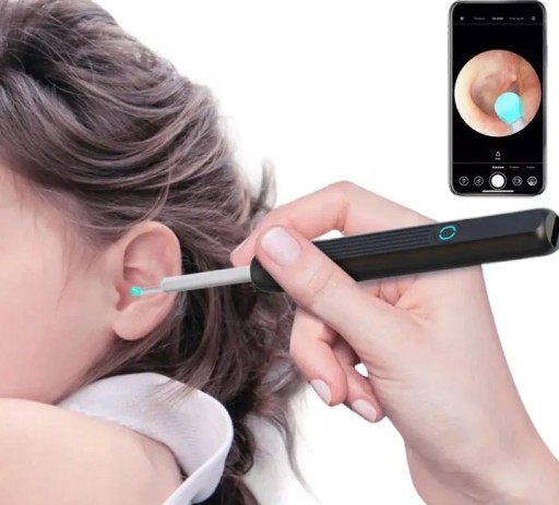 Urządzenie do czyszczenia uszu QTDKS SMART OTOSKOP KAMERA CZYSZCZENIE USZU