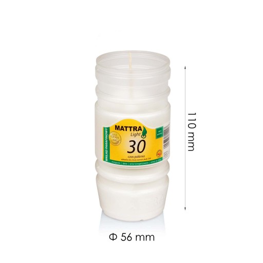 Вставки для свечей парафиновые Light 30h L-1 (20 шт)