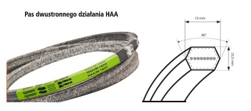 PASEK PAS KLINOWY TRAKTORKA HAA/G 84LI 2185mm