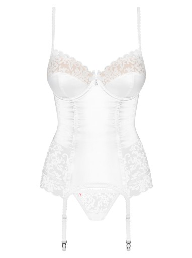 Gorset + stringi OBSESSIVE 871 ecru L XL