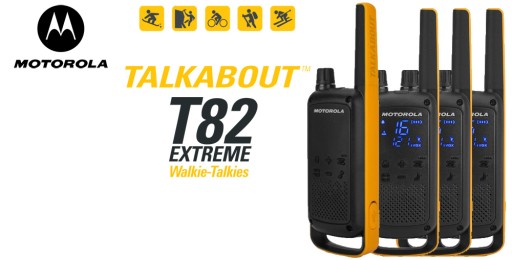 6x MOTOROLA T82 EXTREME WALKWAY WALKIE TALKIE РАДИОТЕЛЕФОН ŁKI TOKI