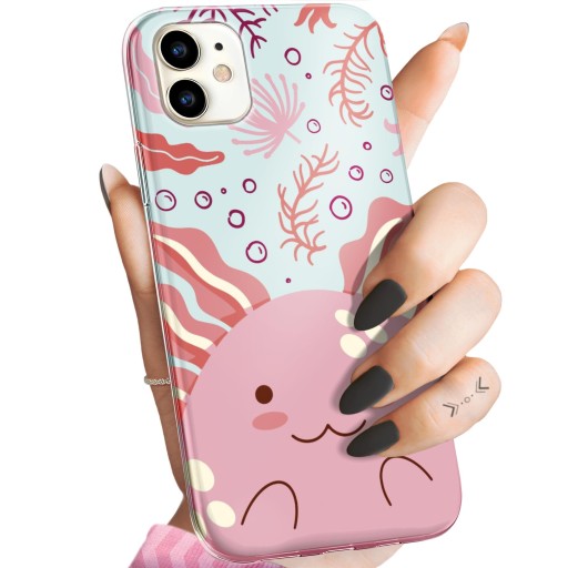 Axolotl Axolotl Patterns iPhone 11 с аксолотом