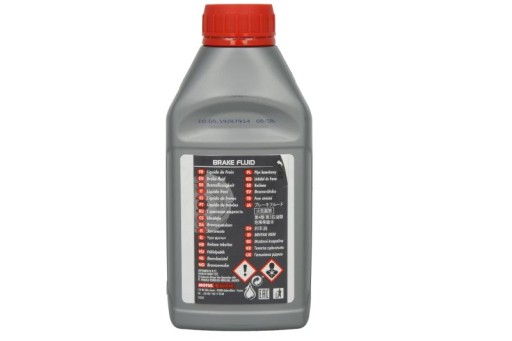 Универсальная всесезонная тормозная жидкость Motul DOT3 & DOT4, 0,5 л