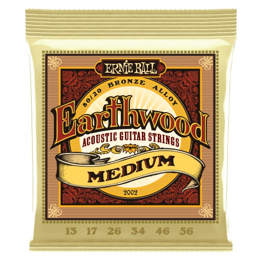 Ernie Ball Earthwood 80/20 Bronze, струны 13–56 (2002 г.)