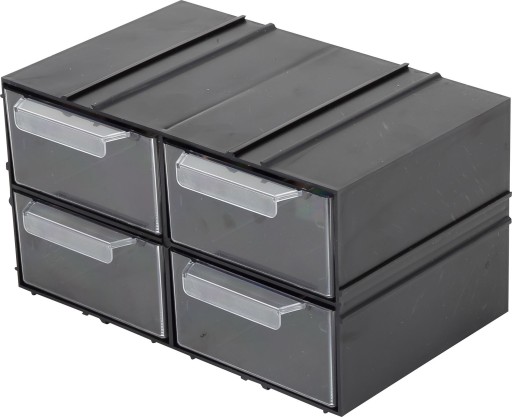 35804 Шкаф пластиковый с ящиками PX, 4 ящика