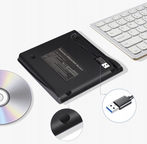 ВНЕШНИЙ ПРИВОД CD-R DVD-RW РЕКОРДЕР USB 3.0