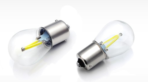 LED COB FILAMENT PY21W BAU15S BIAŁA 12V 24V